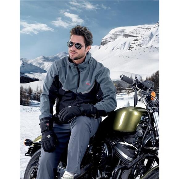 New Heated Motorcycle Gloves for Men and Women 7.4V 2500mAh, Touchscreen, - Picture 6 of 7